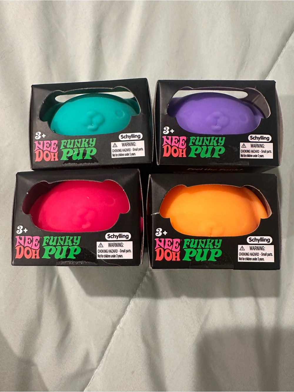 Schylling Funky Pup Complete Set of 4 🐶